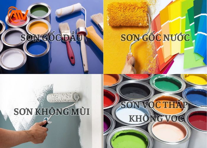 Các loại sơn khác nhau