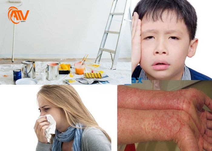 Dấu hiệu ngộ độc mùi sơn