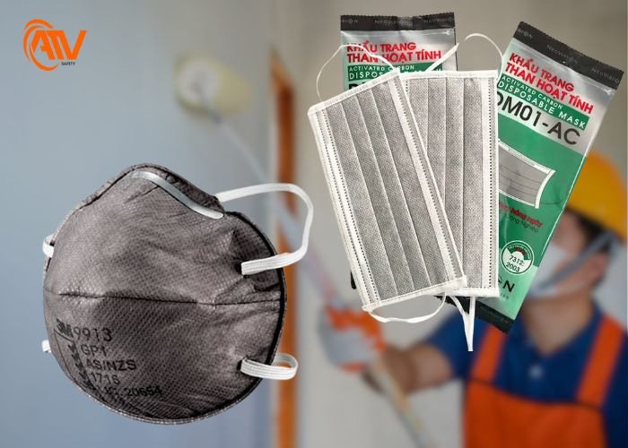 Khẩu trang tiếp xúc với mùi sơn phù hợp
