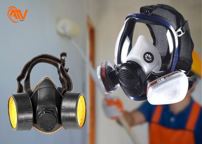 Mặt nạ phòng độc tiếp xúc với mùi sơn phù hợp