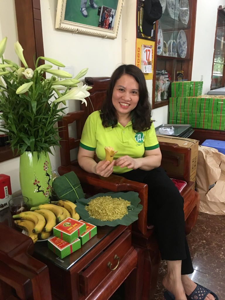 bánh cốm trong ẩm thực thường ngày