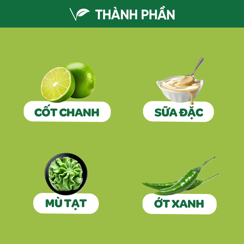 nguyên liệu muối ớt xanh đa năng Cicook