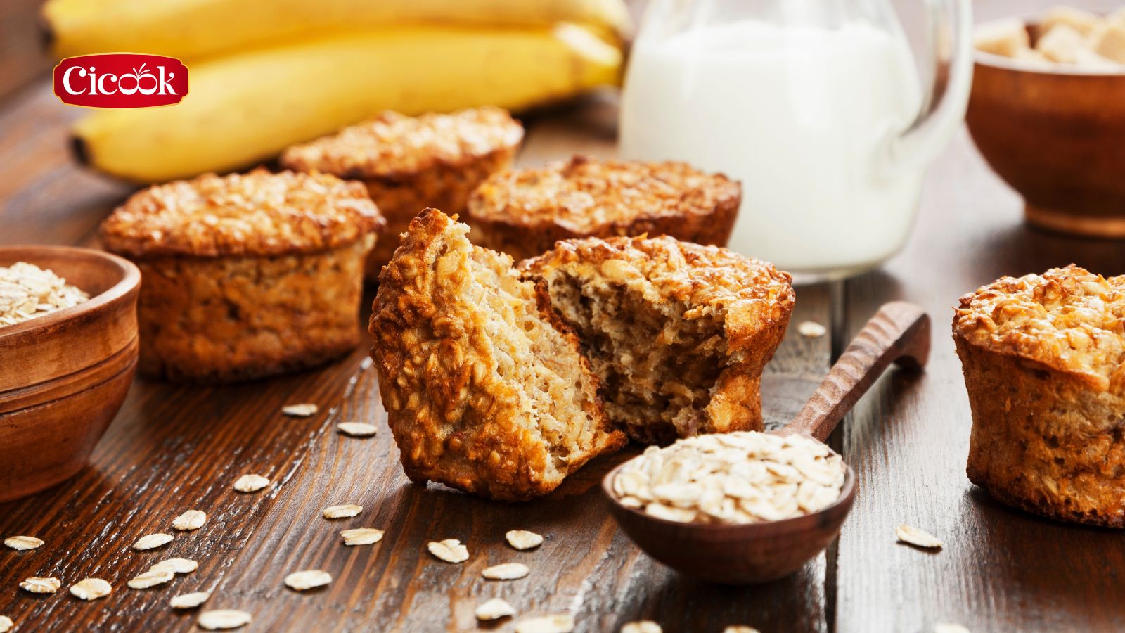 Bánh chuối yến mạch - Món bánh dinh dưỡng từ thiên nhiên