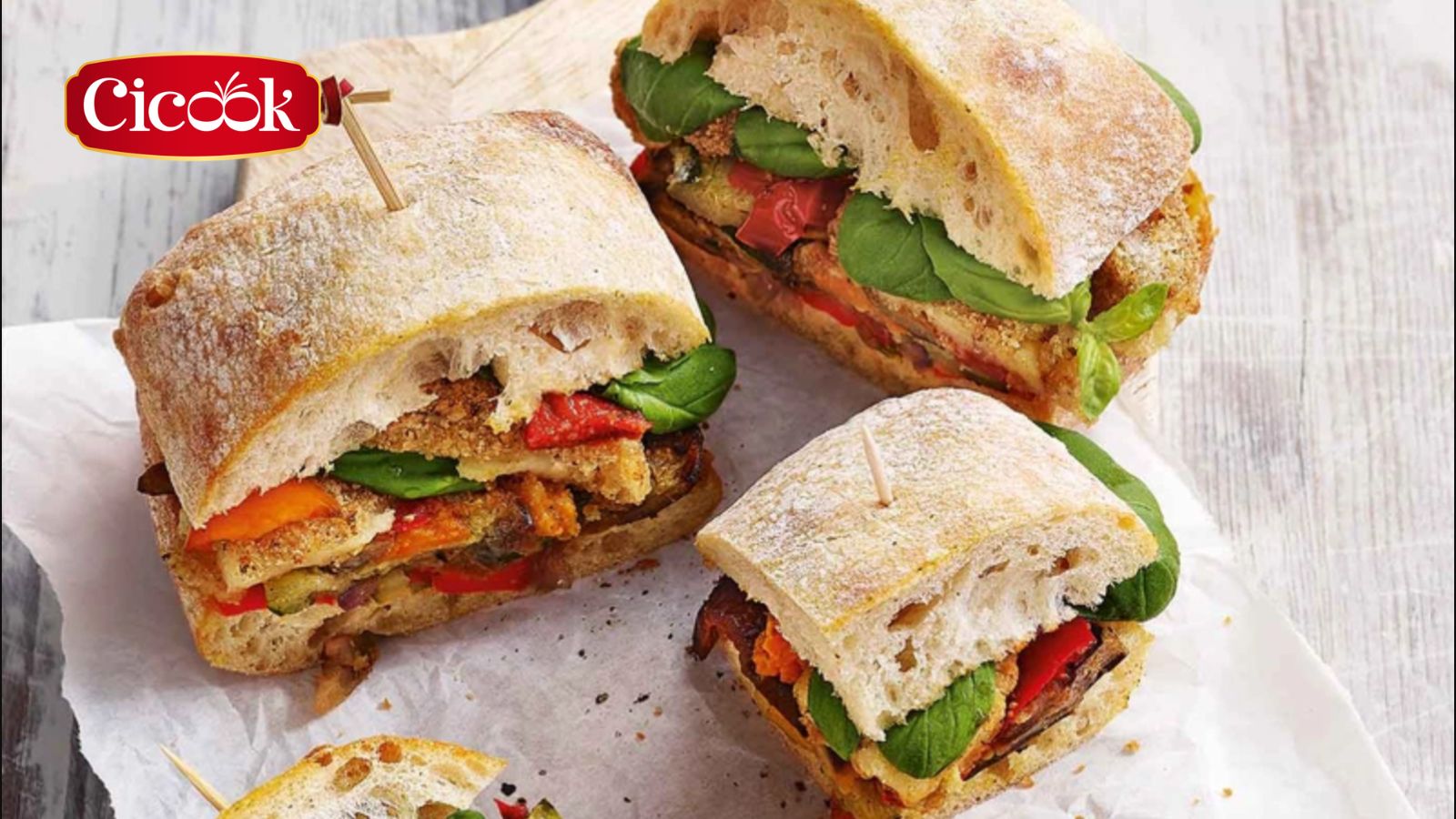 Bánh mì nướng rau củ