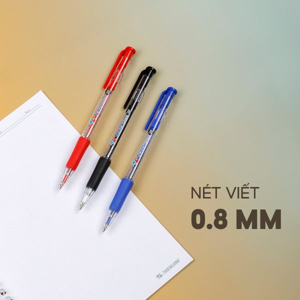 Bút bi Thiên Long TL-025 chính hãng – ngòi 0.8mm nét viết