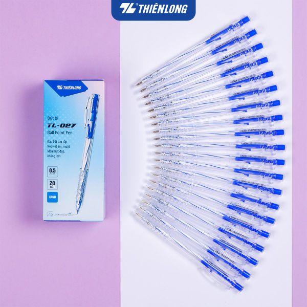Bút Bi Thiên Long TL-027 mực xanh