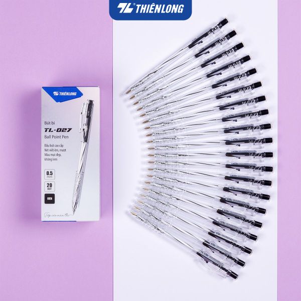 Bút Bi Thiên Long TL-027 mực đen