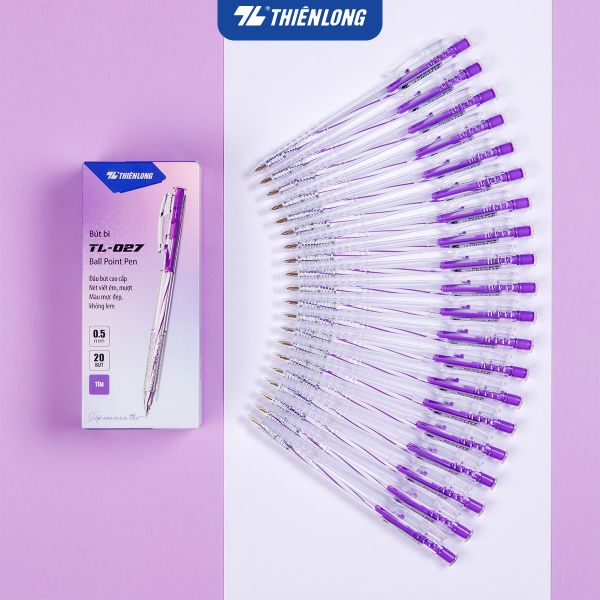 Bút Bi Thiên Long TL-027 mực tím