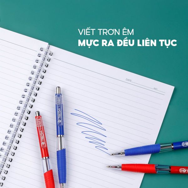 Bút bi Thiên Long TL-047 chính hãng – đầu bi 0.7mm viết liên tục