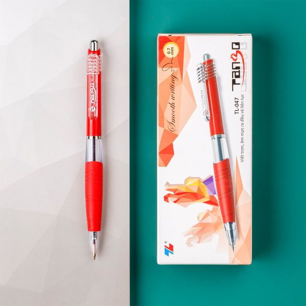 Combo hộp 10 bút bi Thiên Long TL-047 – giá rẻ, tiện lợi cho văn phòng