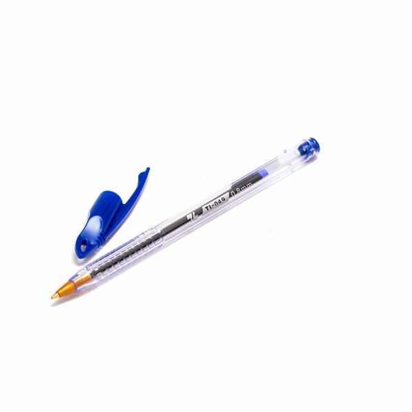 Bút bi Thiên Long TL-049 – nắp có lỗ xỏ dây, kẹp gài tiện dụng