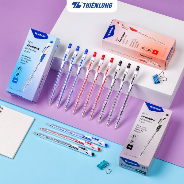 Bút bi Thiên Long TL-079 chính hãng – đầu kim Needle 0.5mm