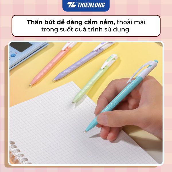 Bút Gel B Butter Gel PRO-079 Thiên Long GELB-018 Mực xanh