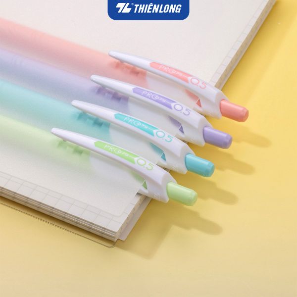 Bút Gel B Butter Gel PRO-079 Thiên Long GELB-018 – Ngòi 0.5mm, Mực Xanh