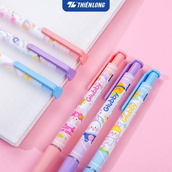 Bút Gel Butter Gel Thiên Long GELB-046 – Glubby Thỏ đội mũ vàng