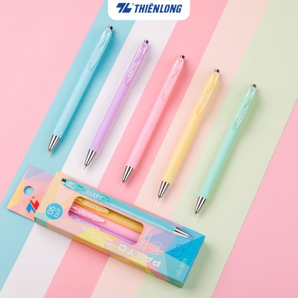 Bút Gel B màu Pastel Thiên Long GEL-B015 – Thiết Kế Trẻ Trung, Hiện Đại
