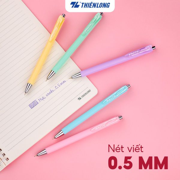 Bút Gel B màu Pastel Thiên Long GEL-B015 – Thiết Kế Trẻ Trung, Hiện Đại