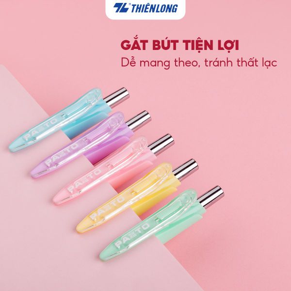 Bút Gel B màu Pastel Thiên Long GEL-B015 – Thiết Kế Trẻ Trung, Hiện Đại