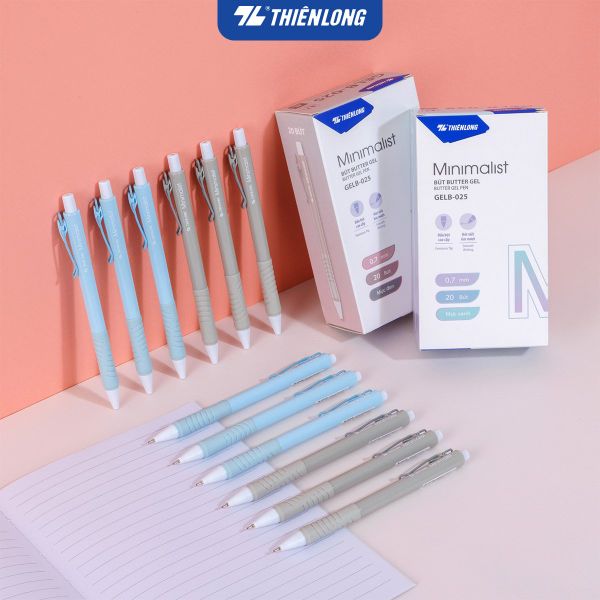 Bút Gel B Minimalist Butter Gel Thiên Long GELB-02