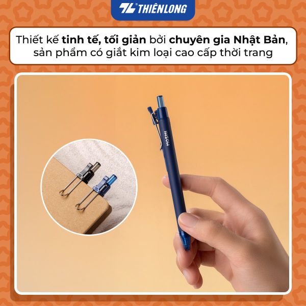 Thiết kế của Bút Gel Hoshi Thiên Long GEL-046/HS | Công nghệ Nhật Bản