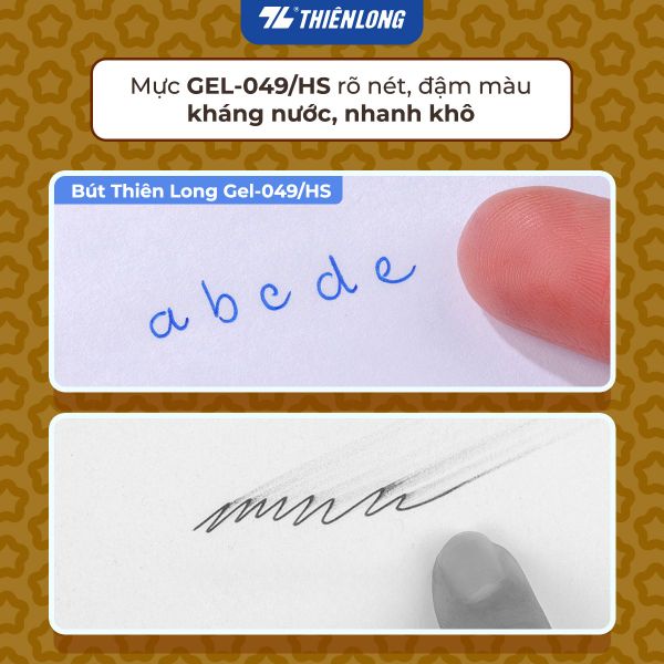 Bút gel Hoshi Thiên Long GEL-049/HS | Công nghệ Nhật Bản
