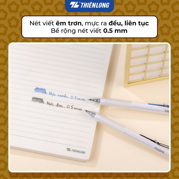 Bút gel Hoshi Thiên Long GEL-049/HS | Công nghệ Nhật Bản