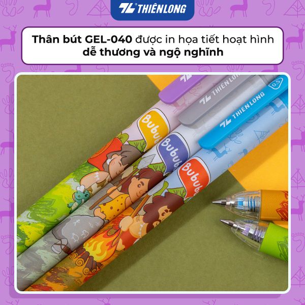 Bút gel Quick Dry Thiên Long GEL-040 | Hình Bububu