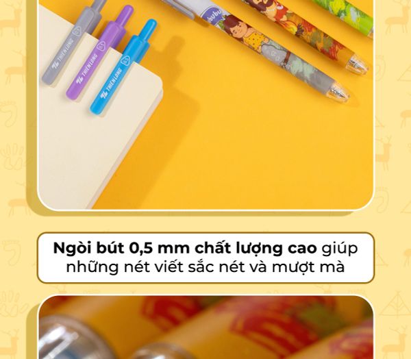 Thân bút êm ái của Bút gel Quick Dry Thiên Long GEL-040 | Hình Bububu
