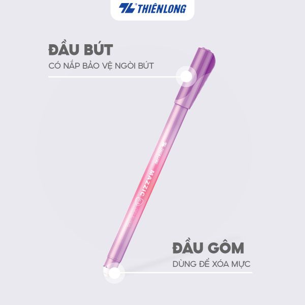 Nắp bút tiện lợi của Bút Gel Xóa Được Mazzic Thiên Long GELE-006