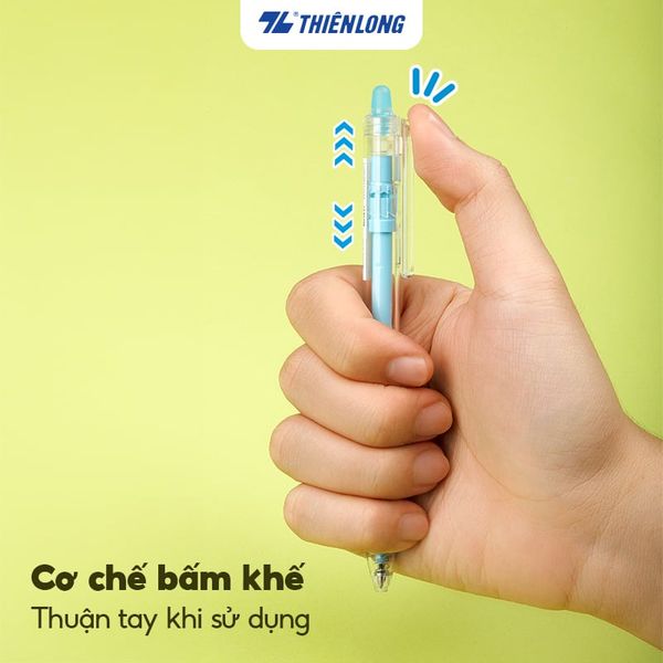 Cơ chế bấm của Bút gel xóa được Thiên Long GELE-007