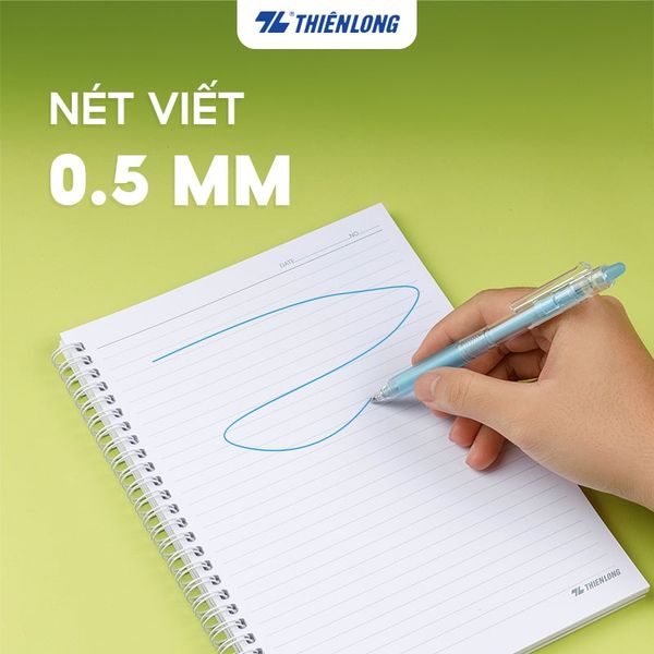 Nét viết của Bút gel xóa được Thiên Long GELE-007