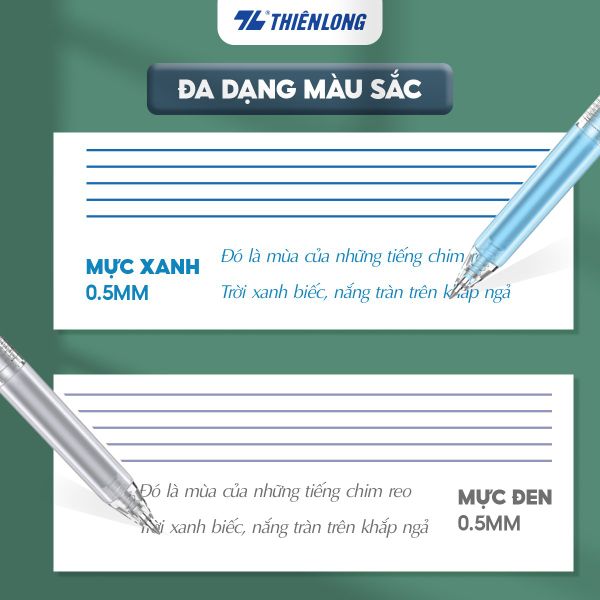 Khả năng xoá mực của Bút gel xóa được Thiên Long GELE-007