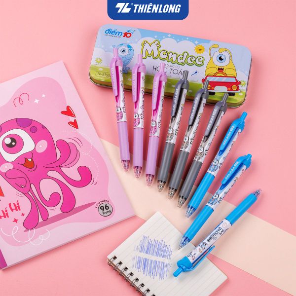 Bút Gel Xóa Được Thiên Long TP-GELE003 - Thiết kế Hoạt hình Mondee