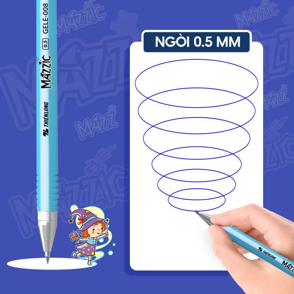 Bút gel Mazzic Thiên Long GELE-008