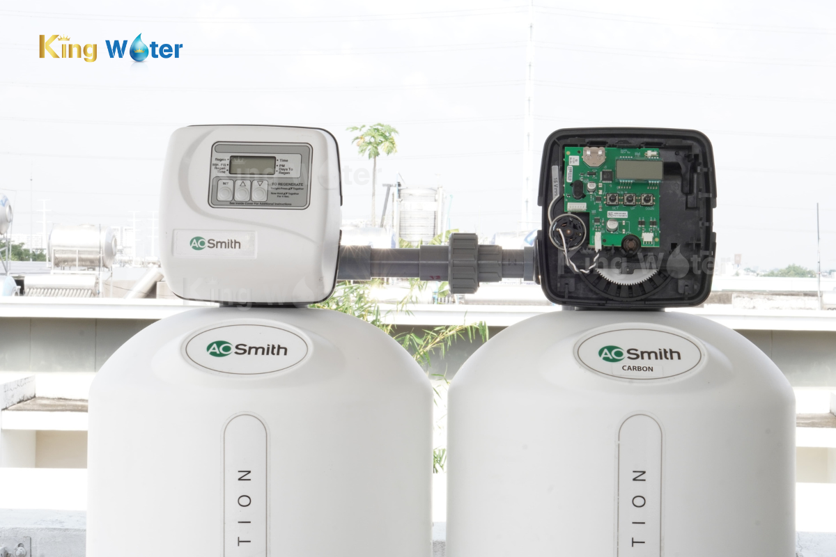 Hệ thống lọc nước đầu nguồn AoSmith AOS MMF 100 Pro cao cấp từ Mỹ