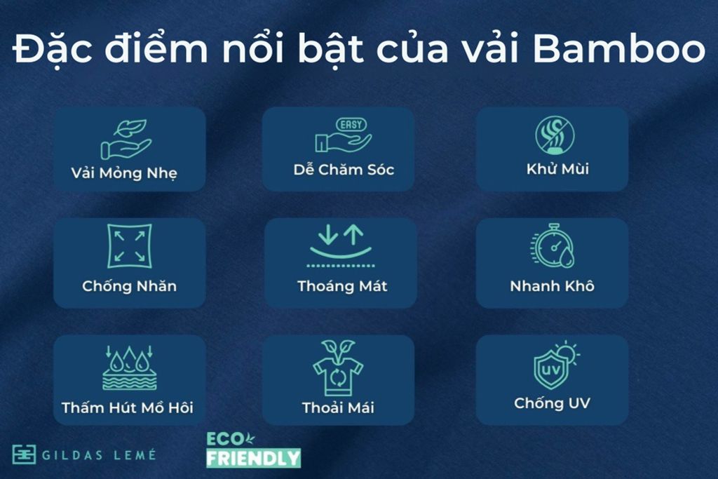 Đặc điểm nổi bât của vải Bamboo