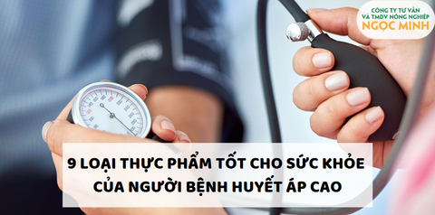 9 LOẠI THỰC PHẨM TỐT CHO SỨC KHỎE CỦA NGƯỜI BỆNH HUYẾT ÁP CAO