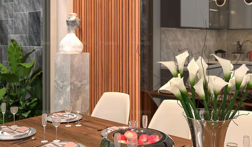 Thiết Kế Nhà Phố Phong Cách Hiện Đại Light Luxury - Nha Trang