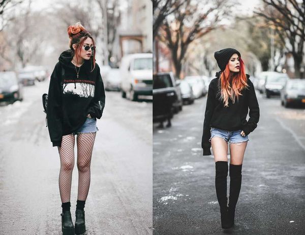 Quần Short cùng áo Hoddie