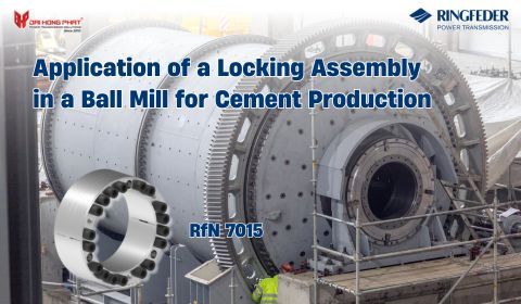 Application of a Locking Assembly in a Ball Mill for Cement Production