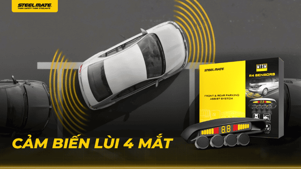 Cảm Biến Lùi 4 Mắt STEELMATE - Giải Pháp An Toàn Đỗ Xe Tối Ưu Cảm Biến Lùi 4 Mắt STEELMATE - Giải Pháp An Toàn Đỗ Xe Tối Ưu