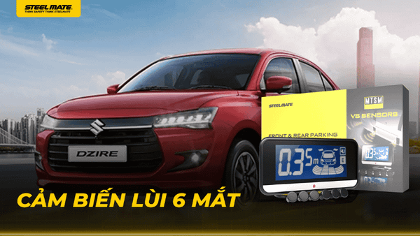 Cảm Biến Tiến Lùi 6 Mắt STEELMATE - Giải Pháp An Toàn Đỉnh Cao Cảm Biến Tiến Lùi 6 Mắt STEELMATE - Giải Pháp An Toàn Đỉnh Cao