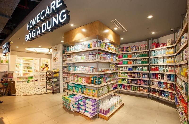 Thiết kế siêu thị mini độc đáo, bố trí khoa học thuận tiện mua sắm