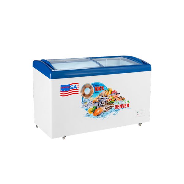 Tủ đông mặt kính Denver AS 559K 365L lòng chống dính