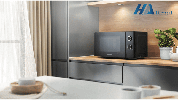 Lò Vi Sóng -Cửa Gương Toàn Phần, Màu Đen