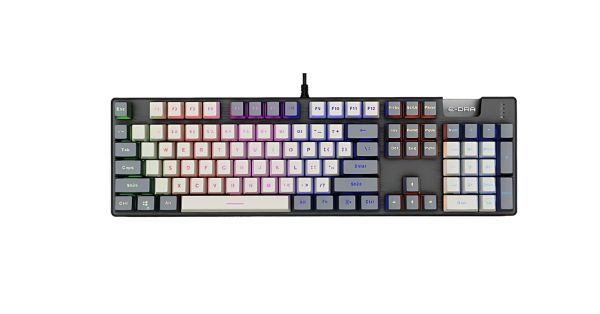 Bàn phím cơ có dây Edra EK312 Alpha _ Blue Switch