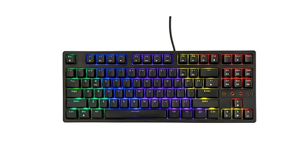 Bàn phím cơ có dây Edra EK3287 Brown Switch