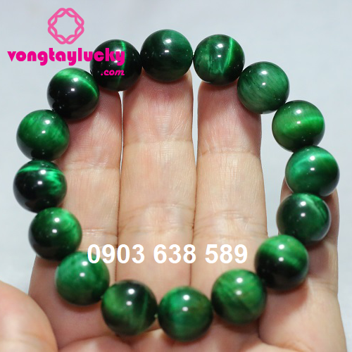 đá mắt hổ, đá mắt hổ xanh đen, chuỗi hạt phật giáo, chuỗi phong thủy, đá mắt hổ xanh lục