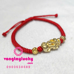 vòng tay may mắn, vòng tay chỉ đỏ, vòng tay tài lộc, vòng tay tỳ hưu, vòng chỉ đỏ Thái Lan