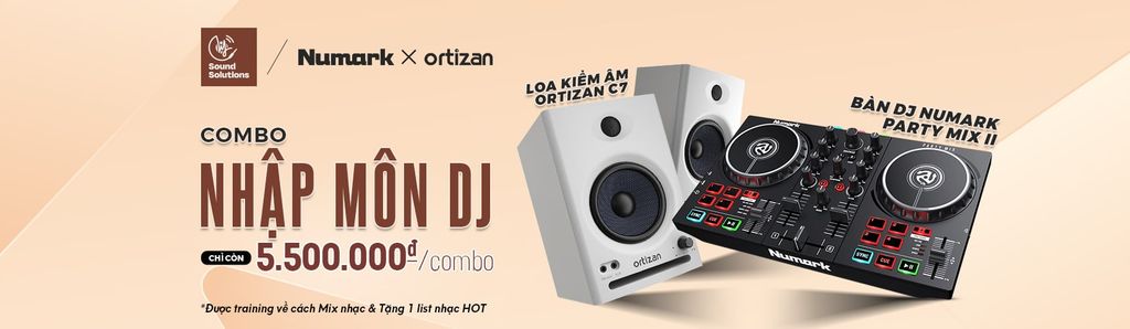 Review Combo DJ Nhập Môn Chỉ Hơn 5 Triệu Dành Cho Newbie – Bàn DJ Numark Party Mix II & Loa Ortizan C7